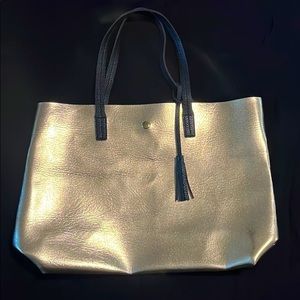 Oversized Leather Tote Bag